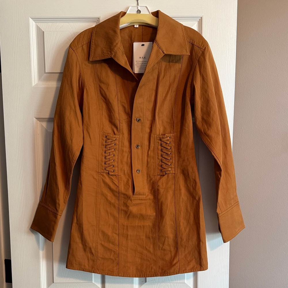 A.L.C. Women's Mini Dress in Rich Tan